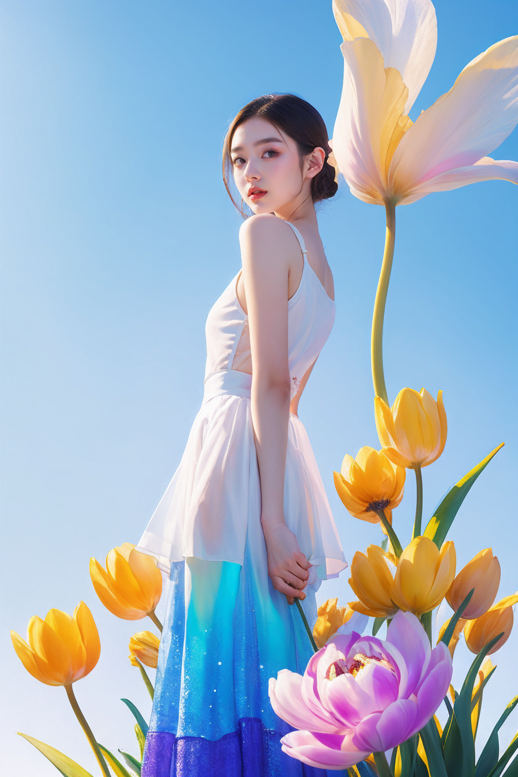 06750-68600426-1girl,the beauty is standing on the flower,and the character details are exquisite,trendy fashion clothes,trendy portraits,from.png